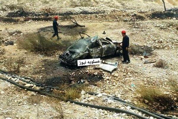 عکس آتش گرفتن ماشین