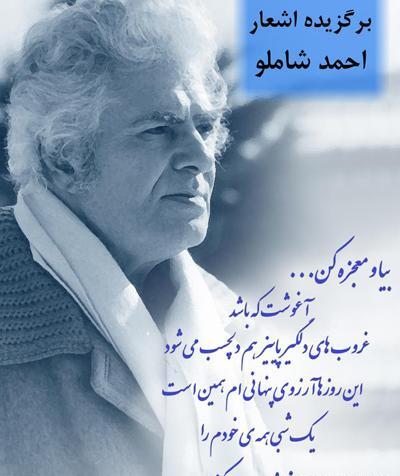 عکس نوشته در مورد احمد شاملو
