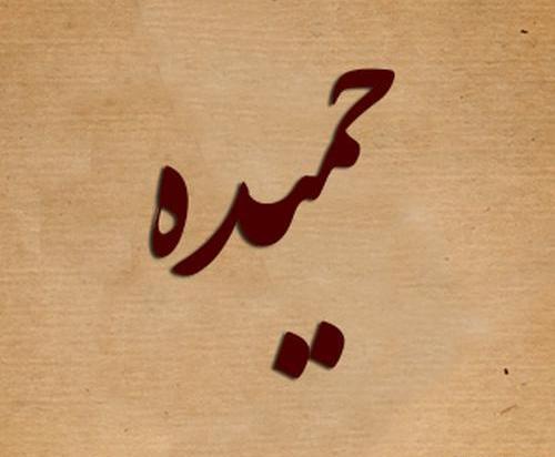 دانلود عکس نوشته حمیده