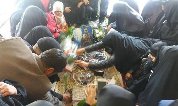 عکس سفره هفت سین روی قبر