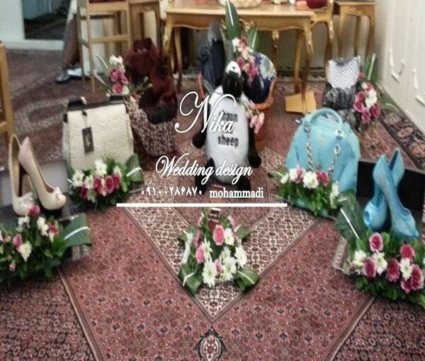 عکس ایده چیدمان عیدی عروس