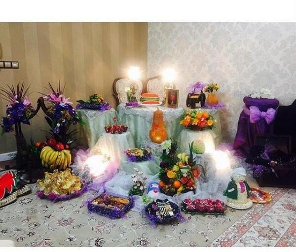 عکس ایده چیدمان عیدی عروس