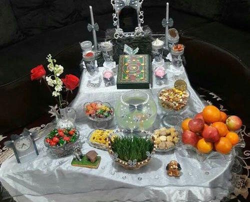 عکس از سفره هفت سین زیبا