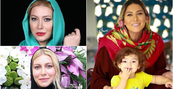 عکس تولد دختر فریبا نادری
