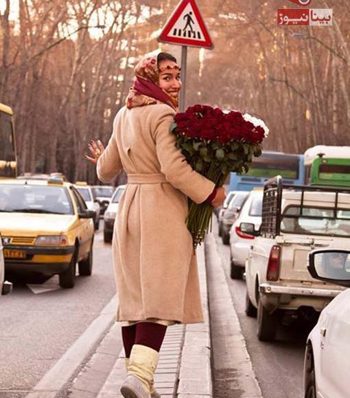 عکس زیباترین دختر گلفروش تهران