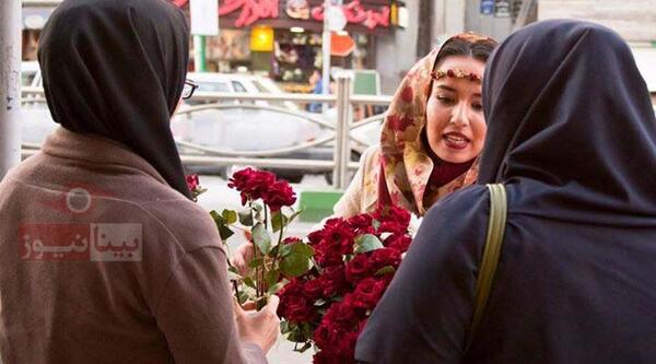 عکس زیباترین دختر گلفروش تهران