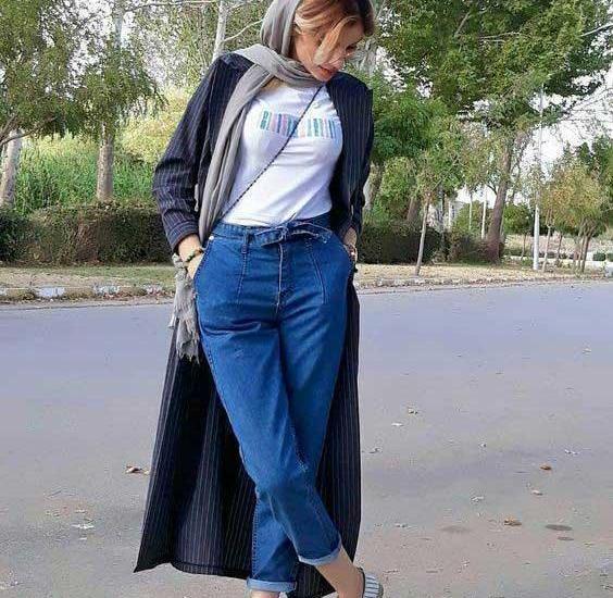 عکس مانتو حریر جدید دخترانه
