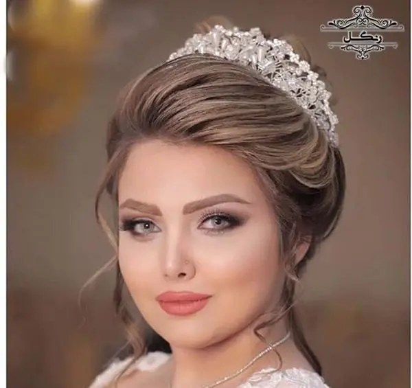 عکس عروس رنگ مو