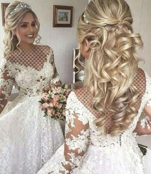 عکس عروس رنگ مو