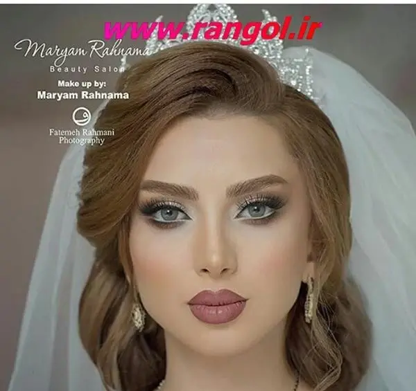 عکس عروس رنگ مو