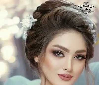 عکس عروس رنگ مو