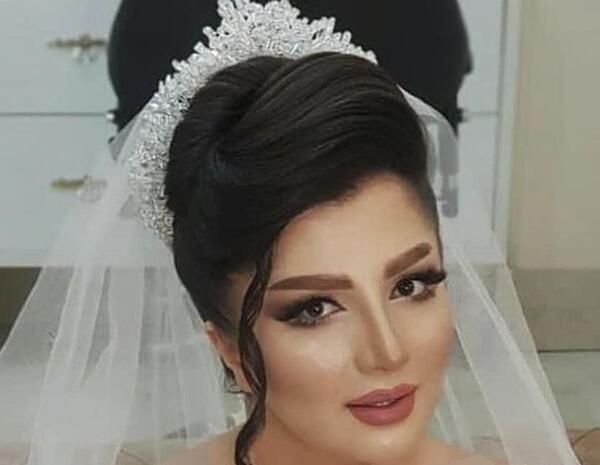 عکس عروس رنگ مو