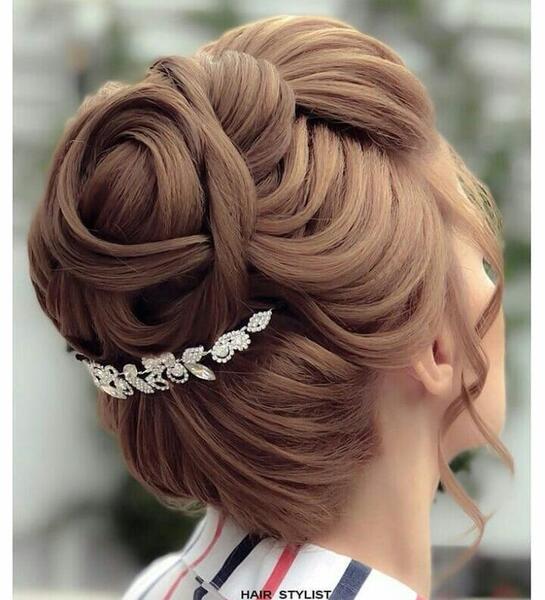 عکس عروس رنگ مو