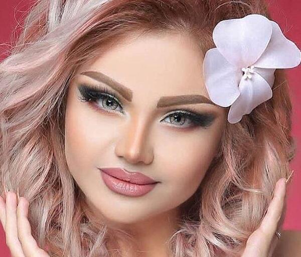 عکس عروس رنگ مو