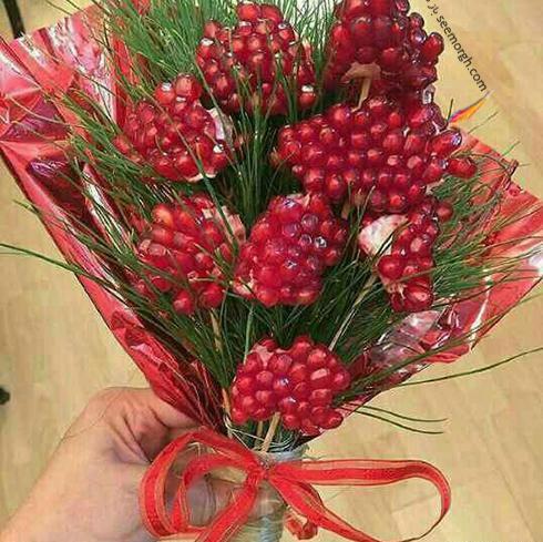 عکس دسته گل یلدا