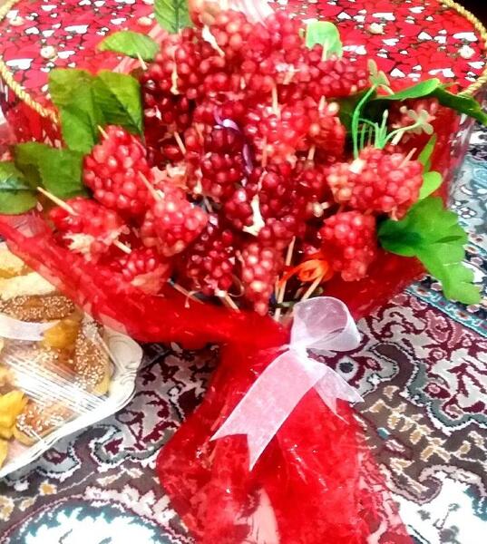 عکس دسته گل یلدا