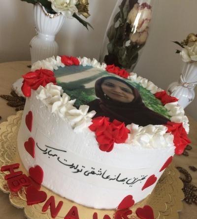 عکس کیک خامه ای