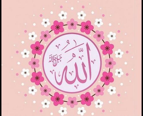 عکس الله صورتی
