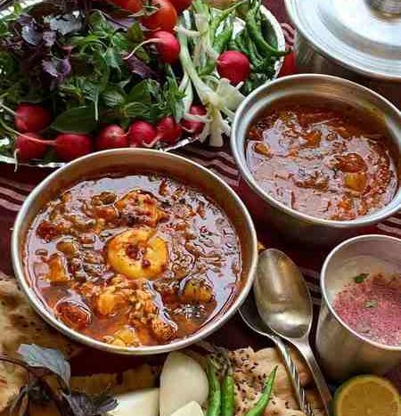 عکس غذا اشکنه