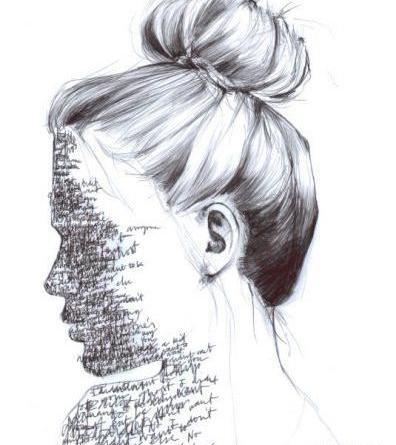 عکس فانتزی دخترانه سیاه و سفید
