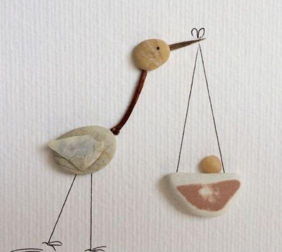 عکس ایده برای کاردستی با سنگ
