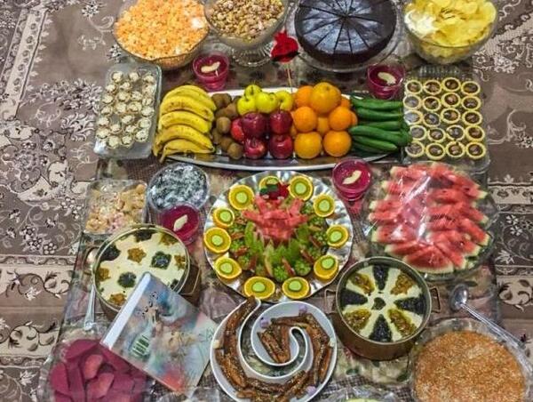 عکس تزیین یلدا