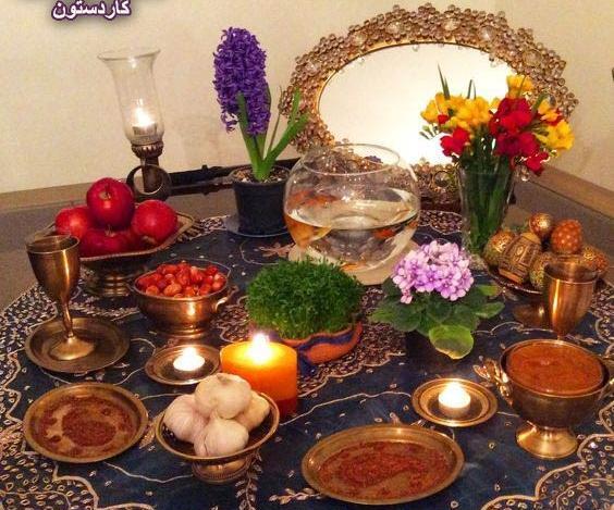 عکس ایده سفره هفت سین با یونولیت