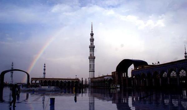 عکس باران جمکران