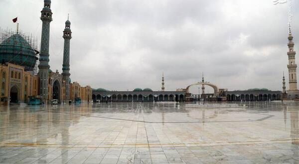 عکس باران جمکران