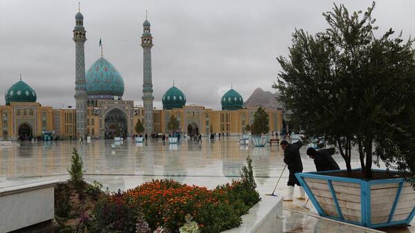عکس باران جمکران