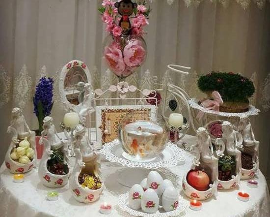 عکس ایده برای چیدن سفره هفت سین