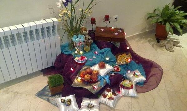 عکس ایده برای چیدن سفره هفت سین