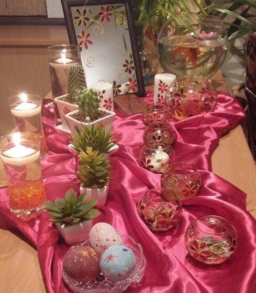 عکس ایده برای چیدن سفره هفت سین