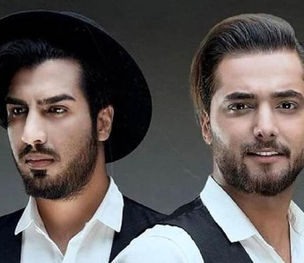 عکس حمید هیراد و ماکان بند