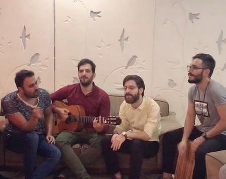 عکس حمید هیراد و ماکان بند