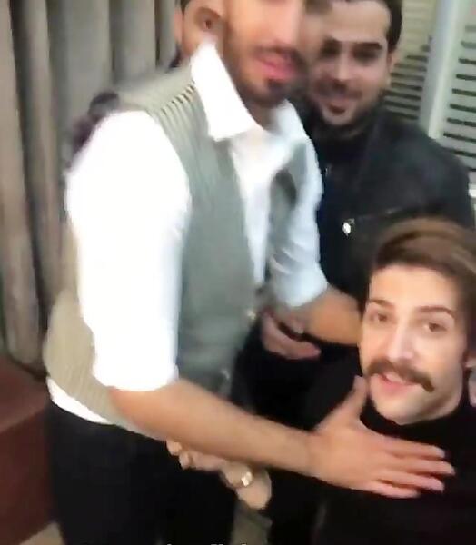 عکس حمید هیراد و ماکان بند