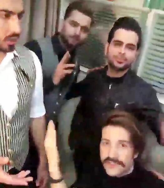 عکس حمید هیراد و ماکان بند