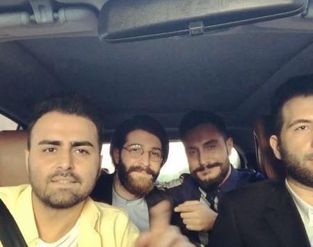عکس حمید هیراد و ماکان بند