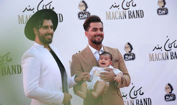 عکس حمید هیراد و ماکان بند