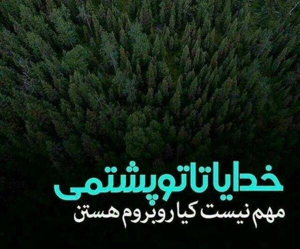 عکس خدا پشتمه