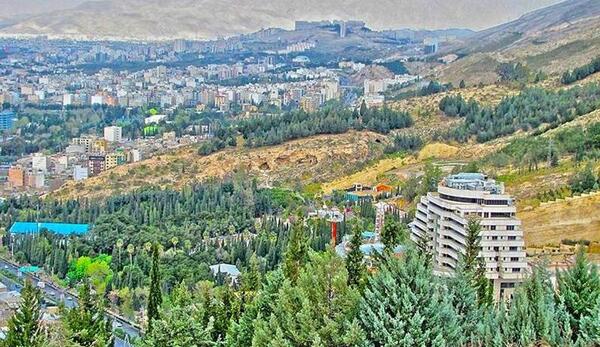 عکس هوایی شیراز