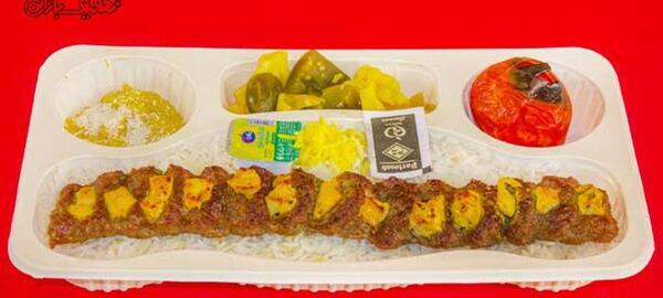 عکس چلو کباب نگینی