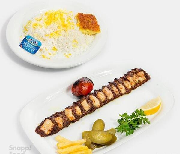 عکس چلو کباب نگینی