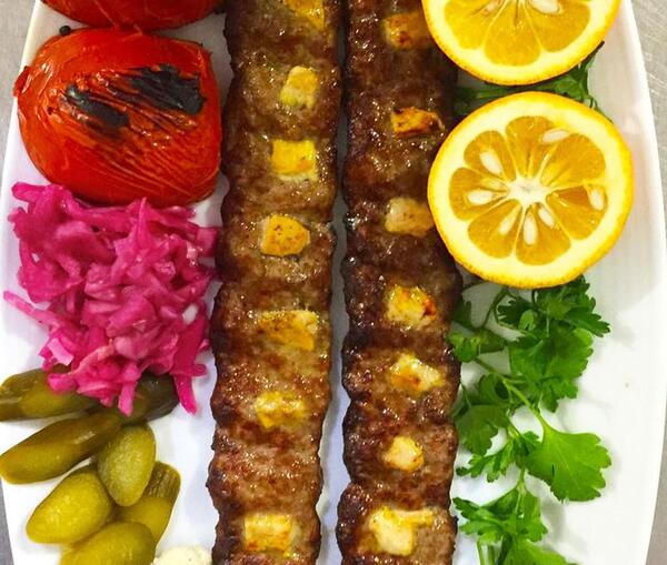 عکس چلو کباب نگینی