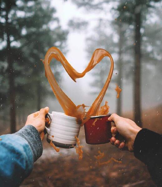 عکس قهوه عاشقانه