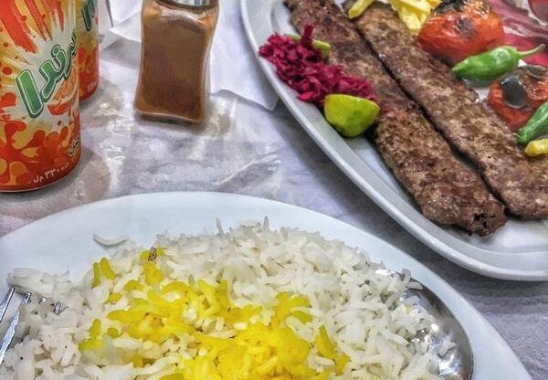 عکس چلو کباب لاکچری