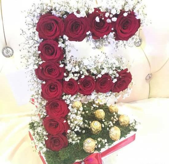 عکس دسته گل حروف f
