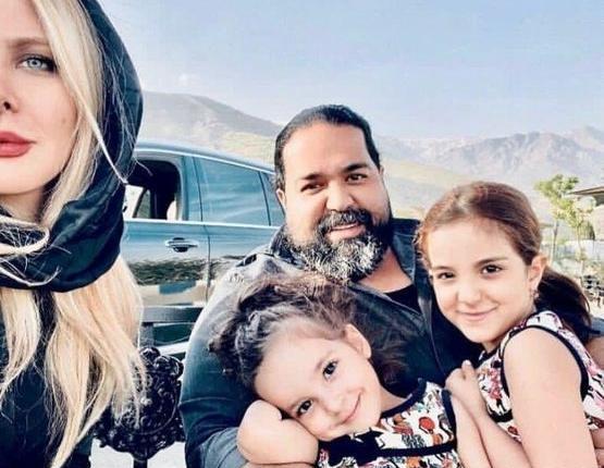 عکس رضا صادقی و خواهرش ترانه