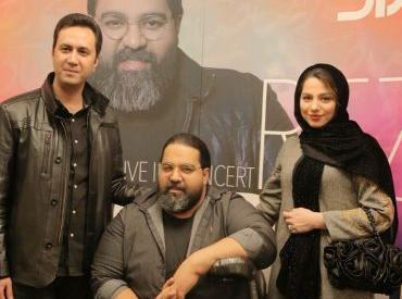 عکس رضا صادقی و خواهرش ترانه