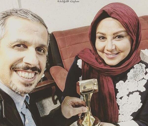 عکس خانوادگی جواد رضویان و همسرش